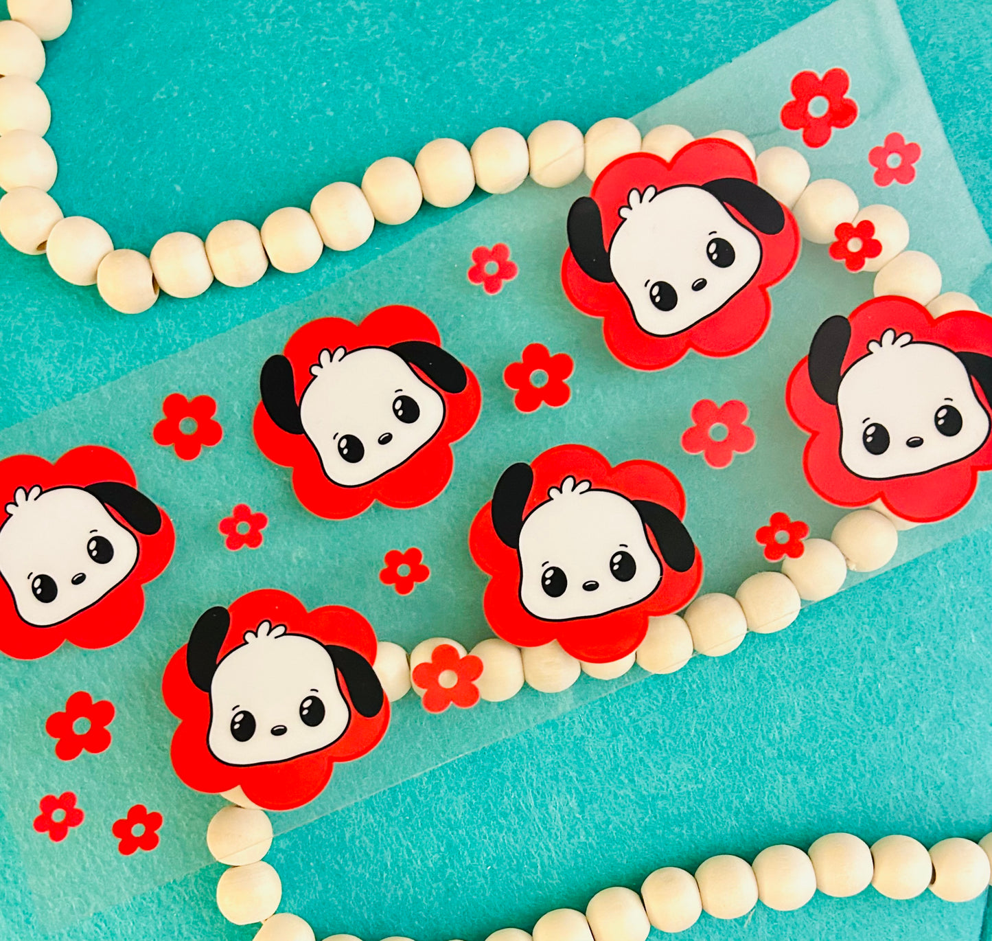 # 122 Pochaco Red Flowers
