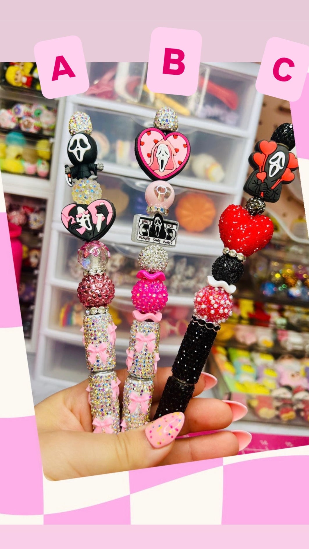 Ghost Face Pens